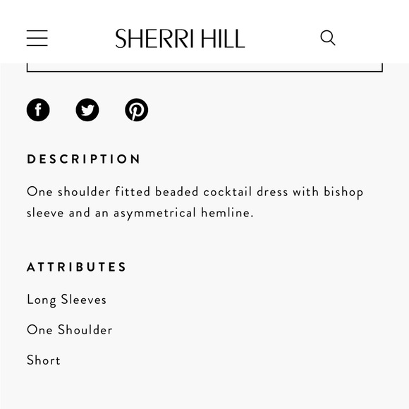 Sherri Hill one shoulder beaded cocktail/homecoming dress — Neon Pink — Size 00 - Picture 9 of 11